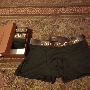 Louis Vuitton mens boxer briefs 3 pack.  Black size XL.